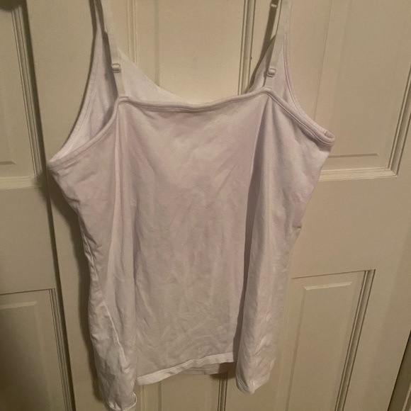 oscar de la rent white built in bra cami - Picture 4 of 4
